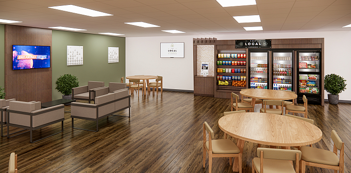 The Local lounge Aramark